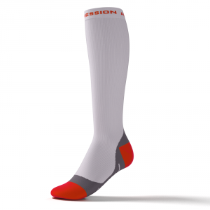 SPEED PERFORMANCE SOCKS – weiß/orange